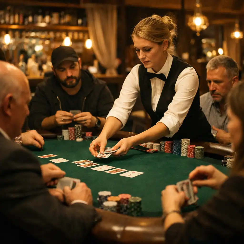 Prywatny turniej pokerowy dla gości w Smakowy Zaułek